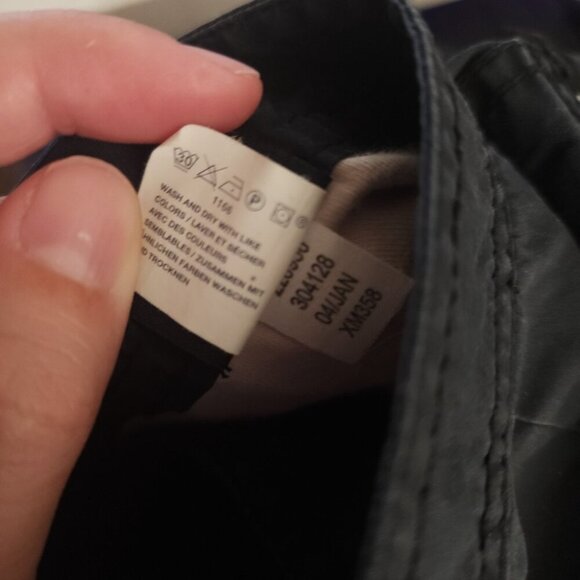 Y2K GAP 100% Cotton Insulated Straight Leg Cargo Pants Grey Gorpcore Casual Sz S - Picture 11 of 11